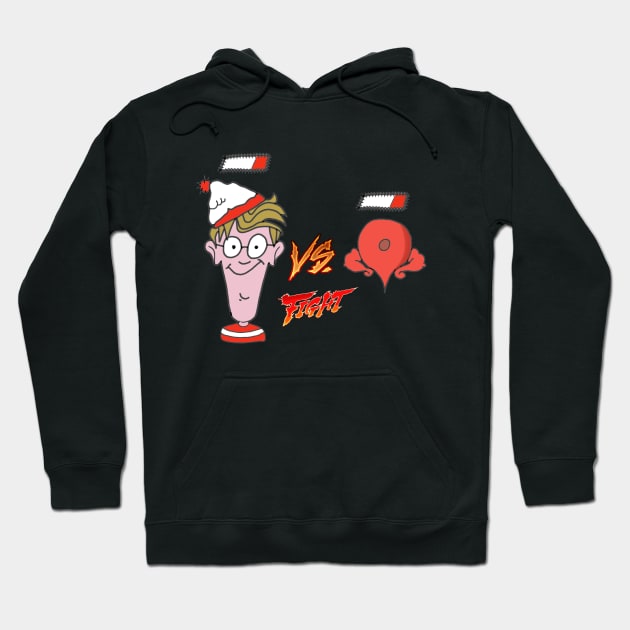 Waldo Vs Location Symbol Hoodie by Galaxia